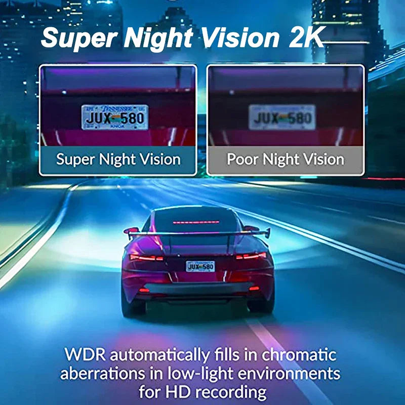 2K Dash Cam for Cars Camera for Vehicle WiFi Car DVR Video Recorder B lack Box 24H Parking Monitor Night Vision Car Assecories